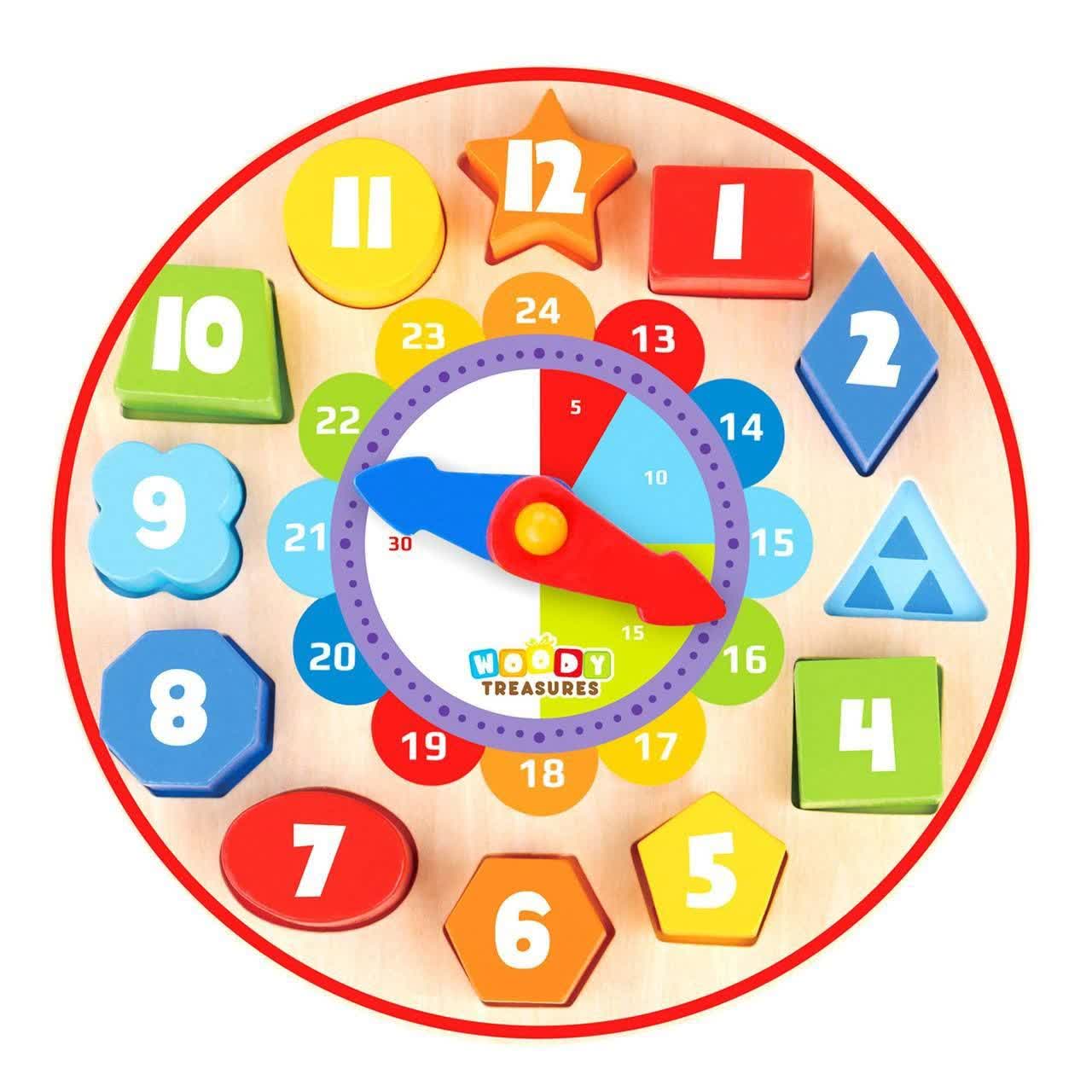 ساعت چوبی دیجیتال حیوانات و اعداد-آیتم کالا:R-88